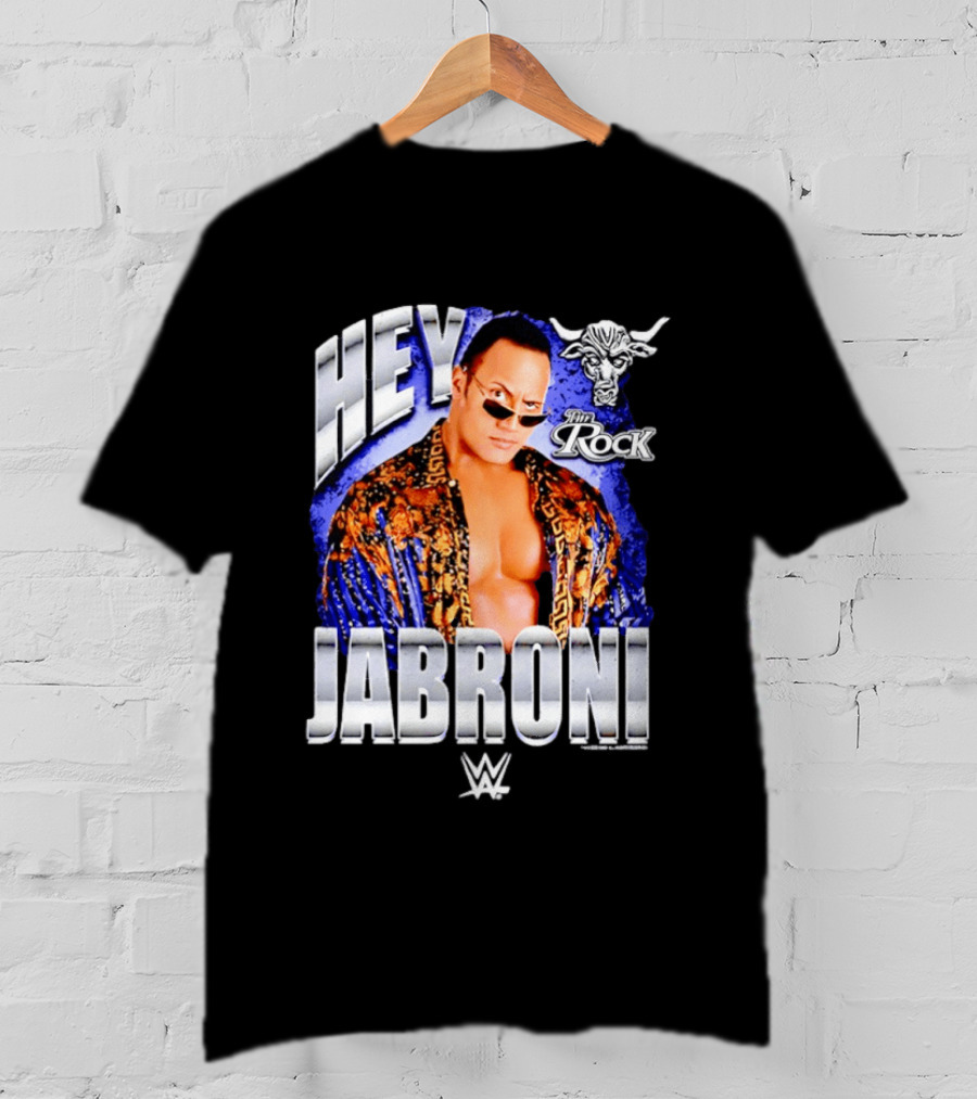 Dwayne Johnson Hey Jabroni The Rock WWE Brahma Bull T-Shirt