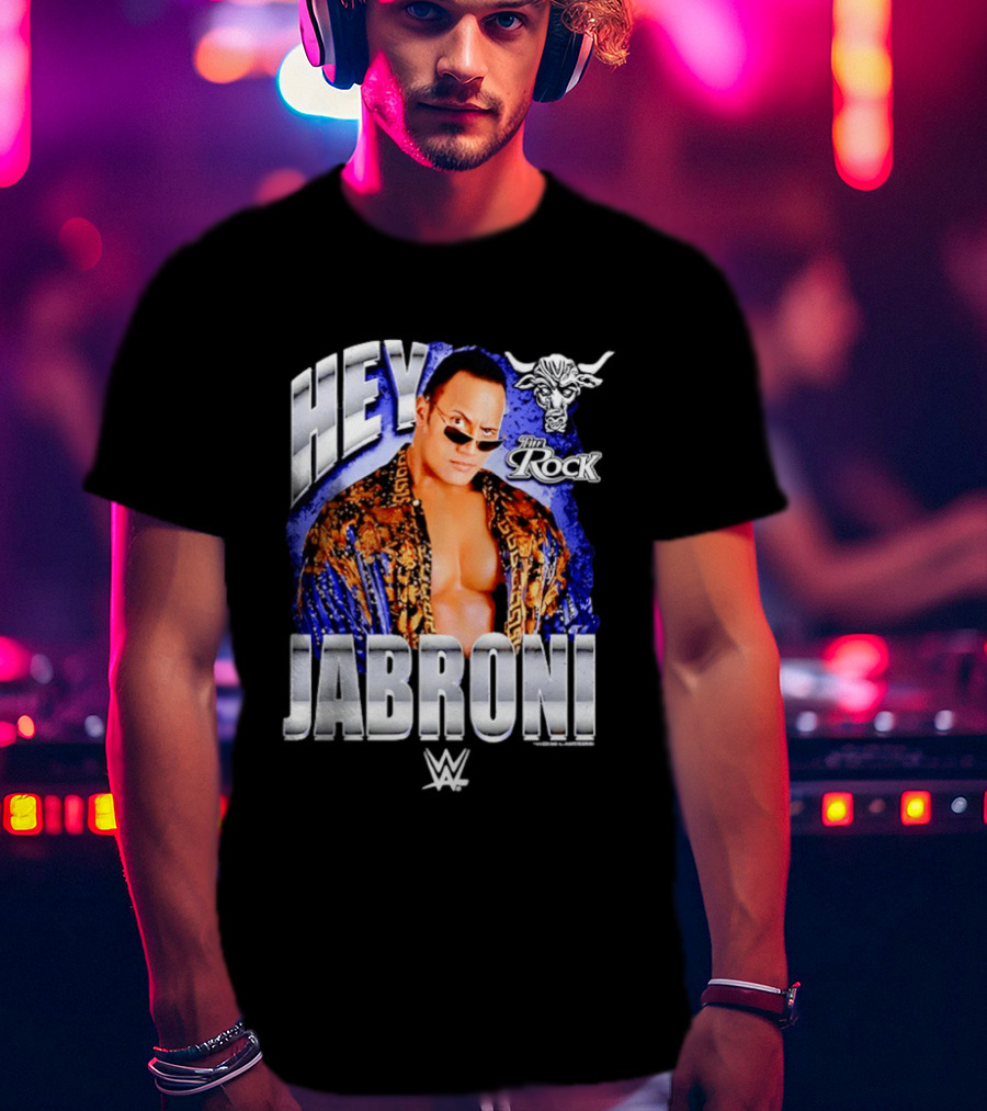 Dwayne Johnson Hey Jabroni The Rock WWE Brahma Bull T-Shirt