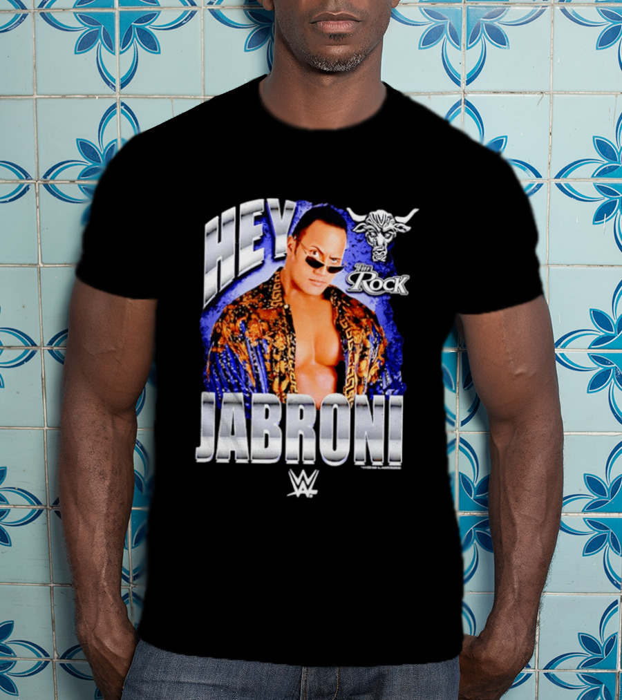 Dwayne Johnson Hey Jabroni The Rock WWE Brahma Bull T-Shirt
