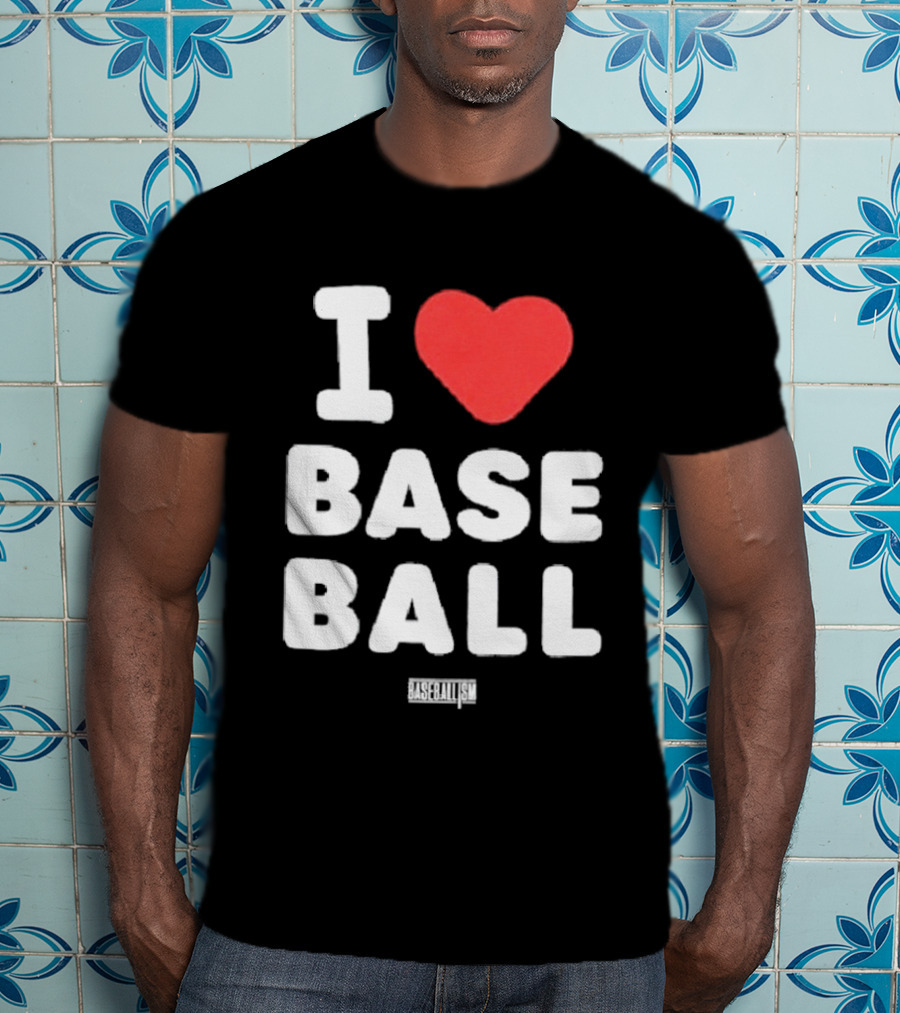 I Heart Baseball Classic Sports Fan T-Shirt