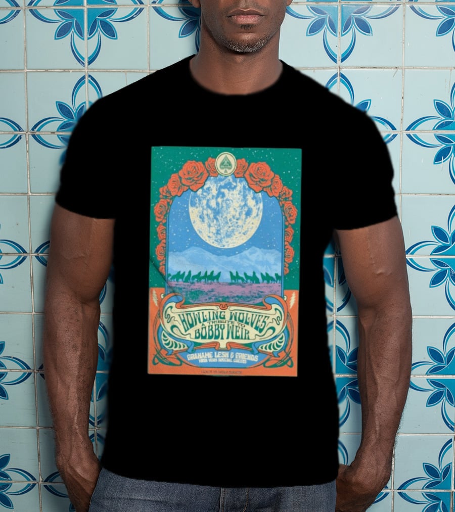 Grahame Lesh And Friends Howling Wolves Tribute To Bobby Weir San Francisco Jan 17 2026 T-Shirt