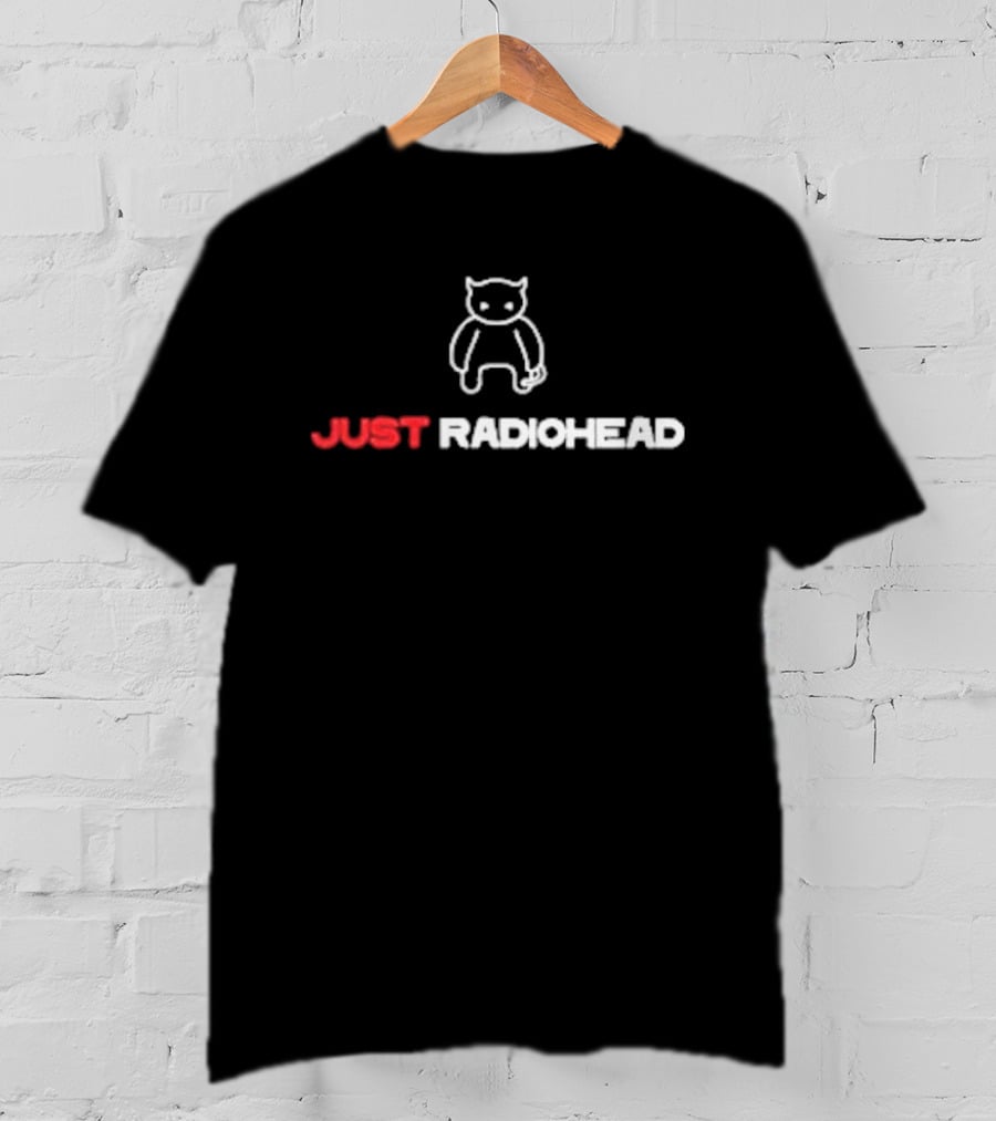 JUST RADIOHEAD Bear Drawing T-Shirt