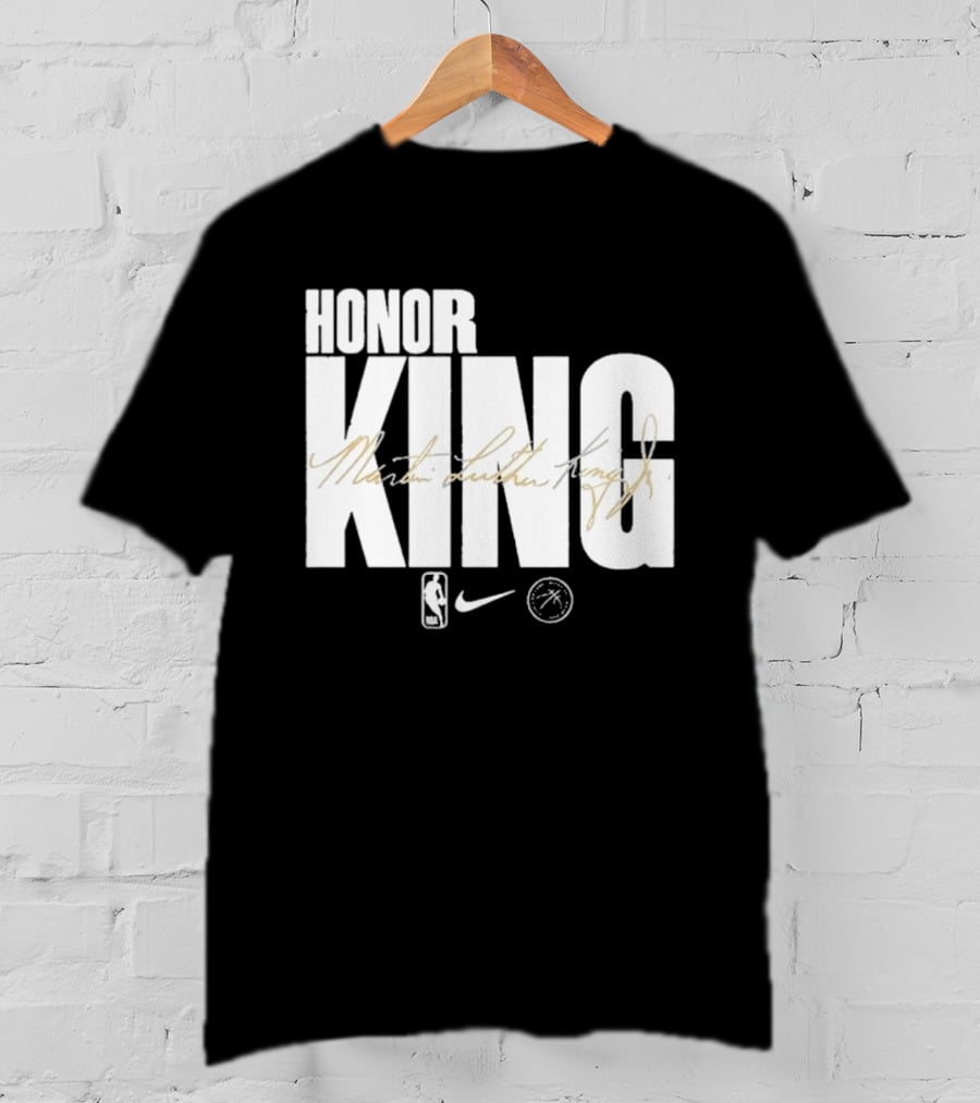 Honor King Martin Luther King Jr NBA Nike Los Angeles Lakers T-Shirt