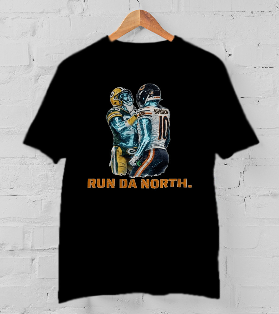 Bears Vs Packers Run Da North Luther Burden Keisean Nixon Football Clash T-Shirt