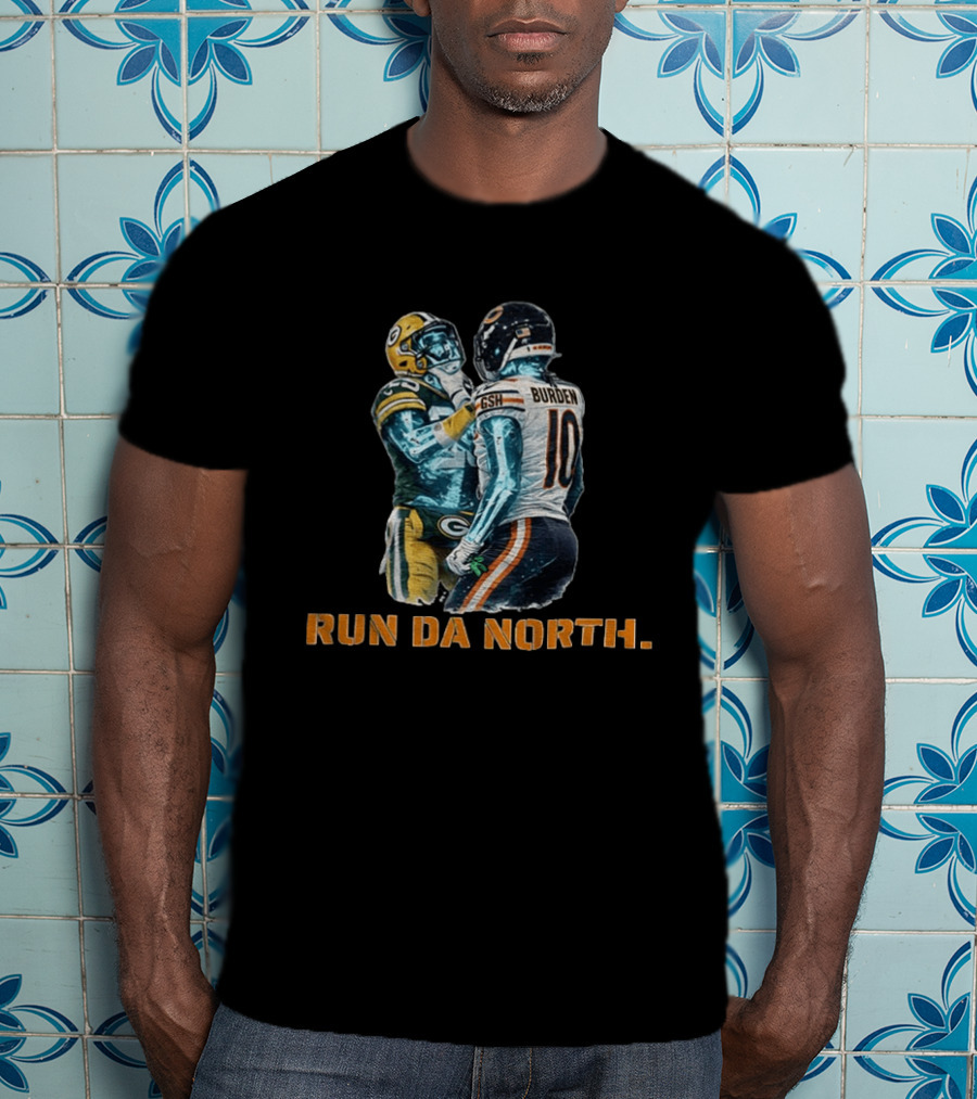 Bears Vs Packers Run Da North Luther Burden Keisean Nixon Football Clash T-Shirt