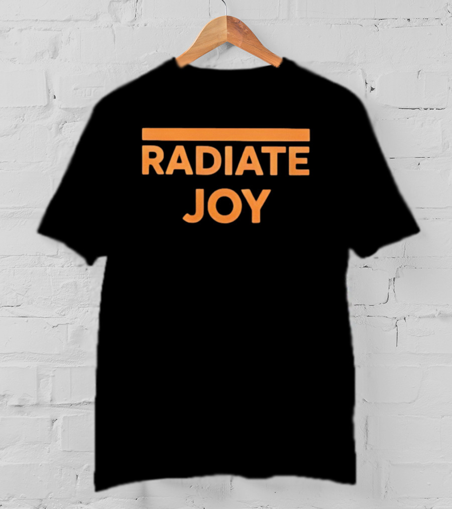 Radiate Joy Positive Vibes Motivation T-Shirt