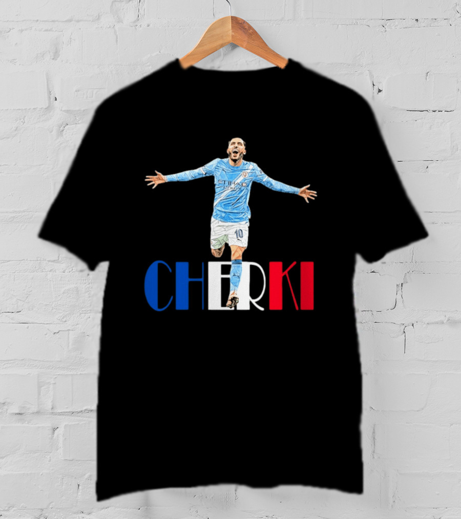 Rayan Cherki 10 Manchester City Etihad Airways T-Shirt