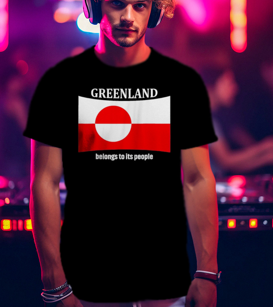 Greenland Flag Symbolizes Independence And Belonging To Its People T-Shirt