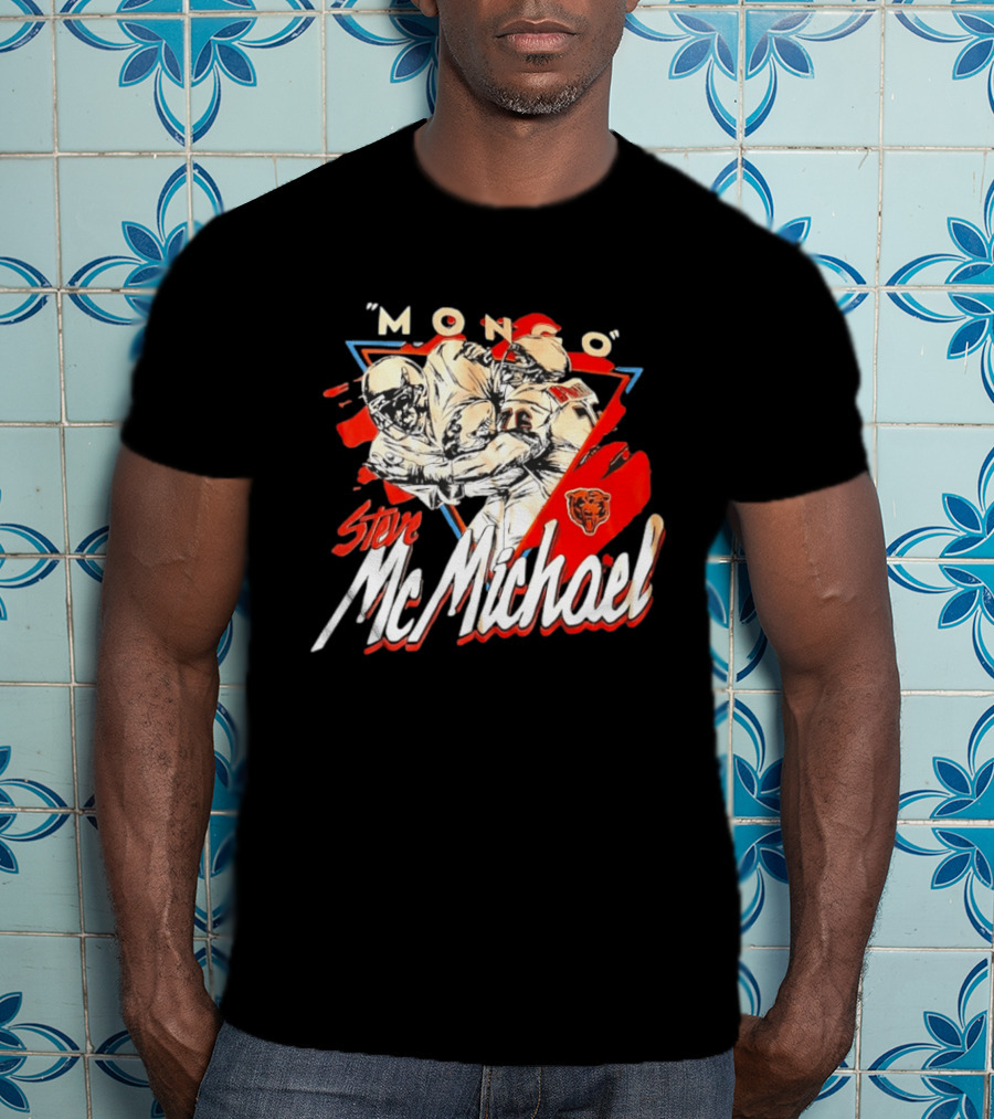 Mongo Steve McMichael Chicago Bears Football Legend T-Shirt