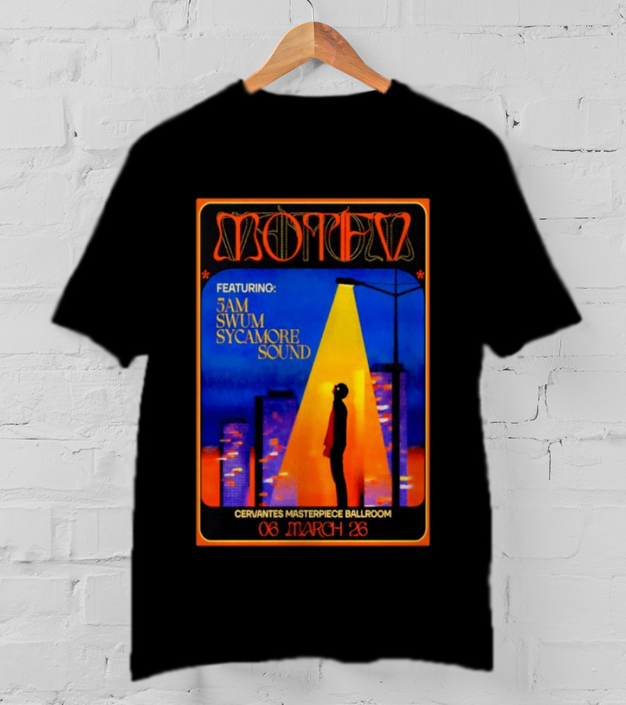 Motifv Featuring 5AM SWUM Sycamore Sound Cervantes' Masterpiece Ballroom March 6 2026 T-Shirt