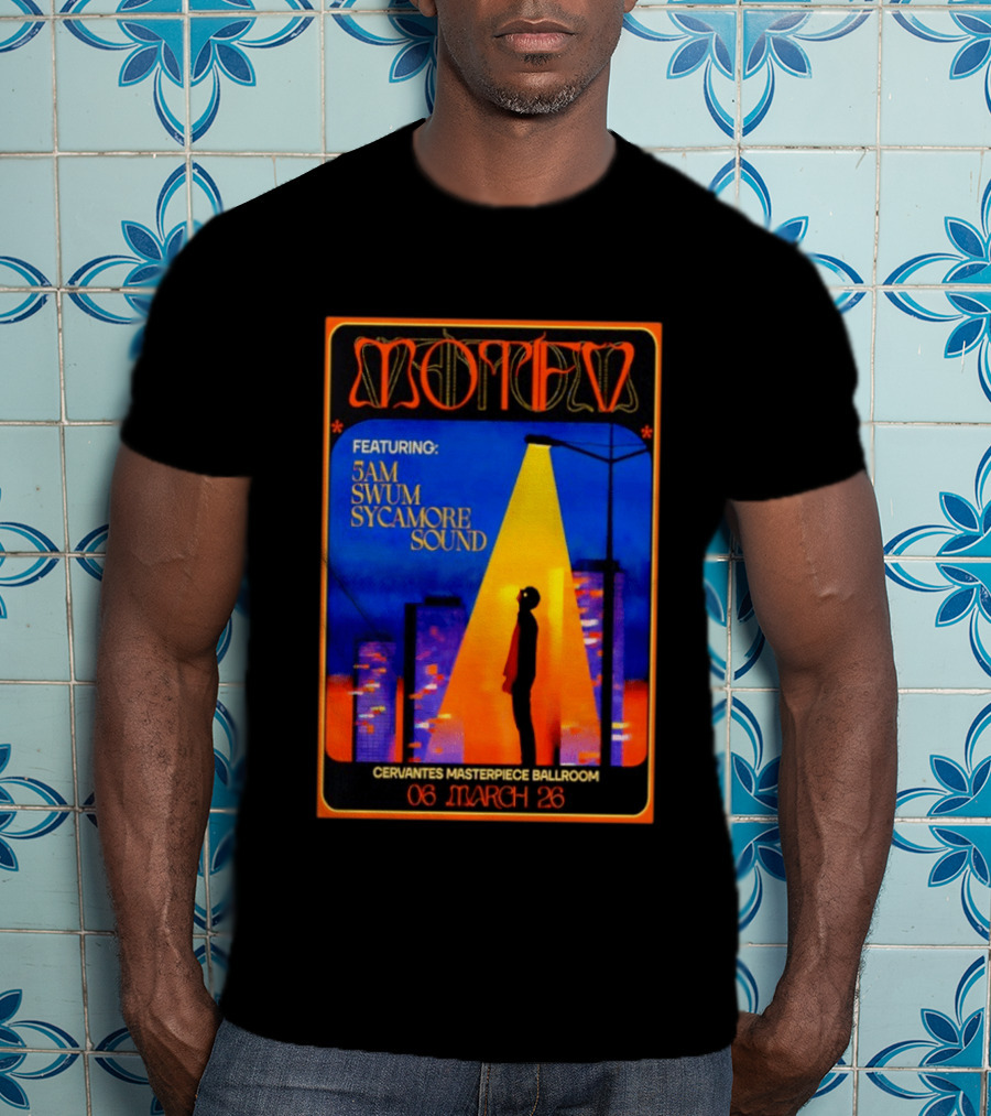 Motifv Featuring 5AM SWUM Sycamore Sound Cervantes' Masterpiece Ballroom March 6 2026 T-Shirt