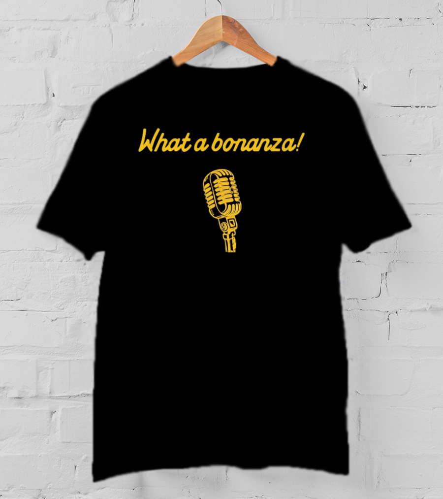 What A Bonanza California Golden Bears Microphone T-Shirt