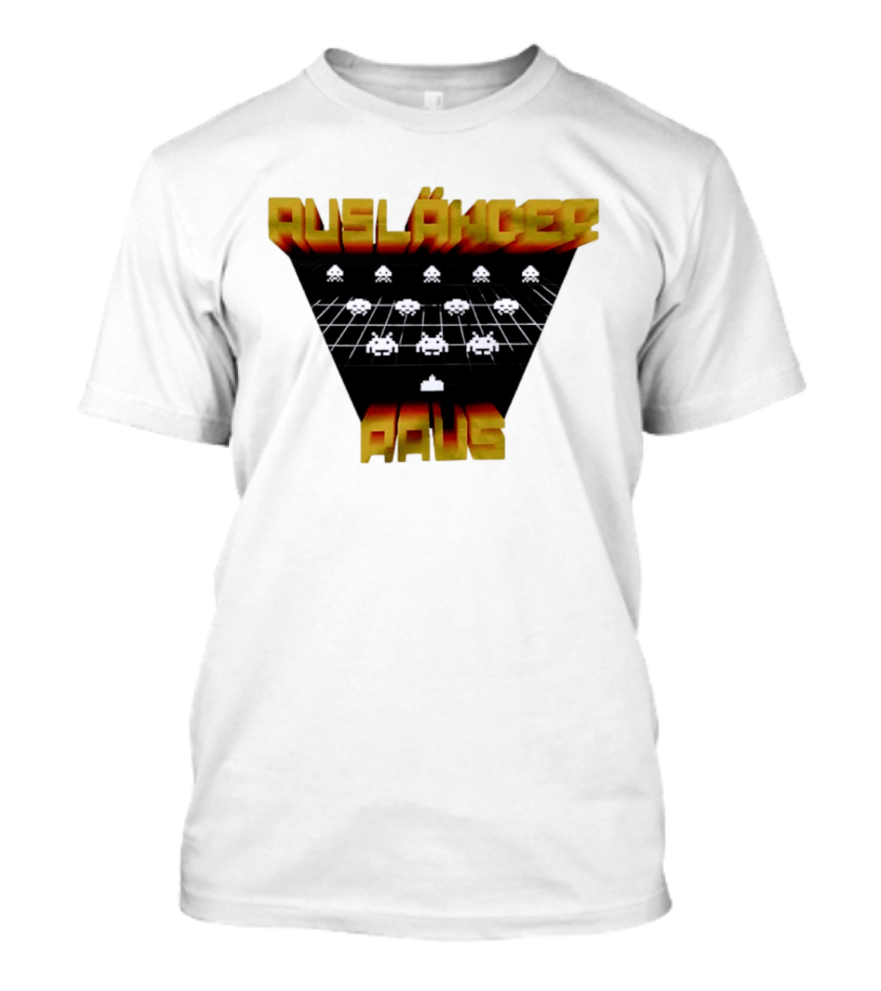 Ausländer Raus Retro Gaming T-Shirt