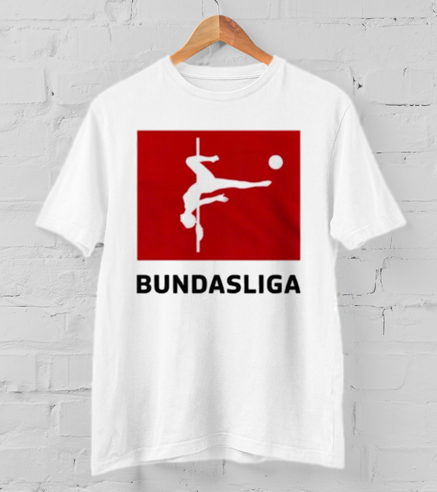 CA$HANOVA BULHAR BUNDASLIGA Parody Soccer Pole Dance Icon Red T-Shirt