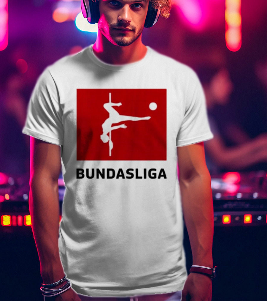 CA$HANOVA BULHAR BUNDASLIGA Parody Soccer Pole Dance Icon Red T-Shirt
