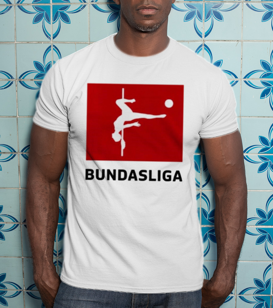CA$HANOVA BULHAR BUNDASLIGA Parody Soccer Pole Dance Icon Red T-Shirt