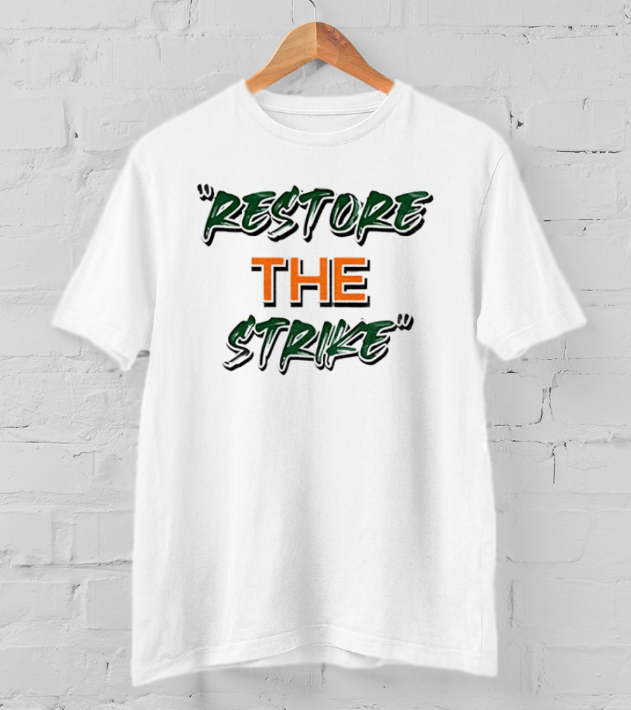 Quinn XCII Restore The Strike Green And Orange T-Shirt
