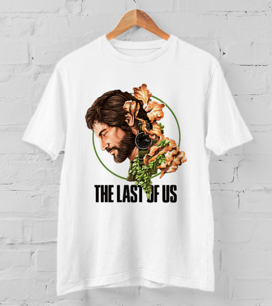The Last Of Us Joel Portrait With Nature T-Shirt
