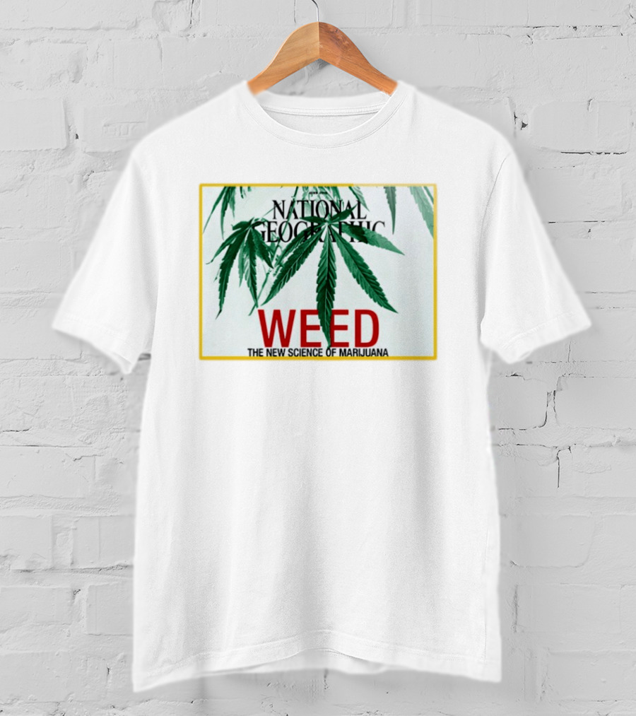 National Geographic Weed The New Science Of Marijuana Cannabis Leaves T-Shirt