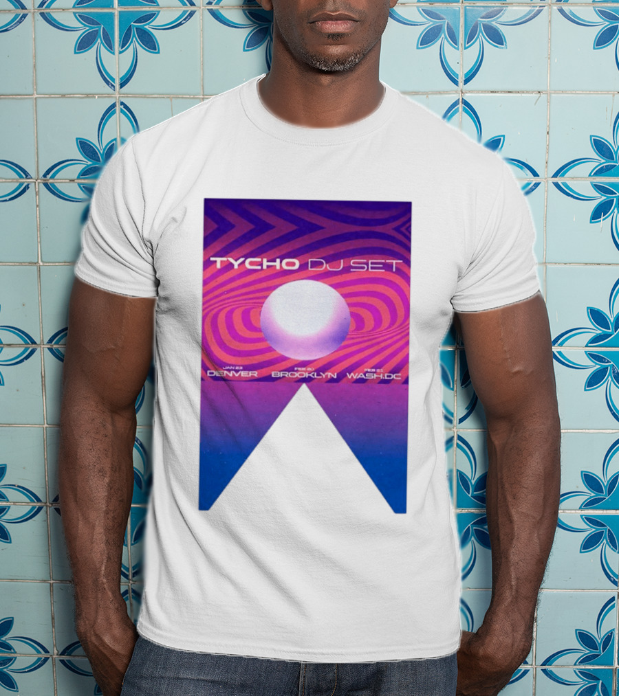 Tycho DJ Set Tour Jan Feb 2026 Denver Brooklyn DC T-Shirt