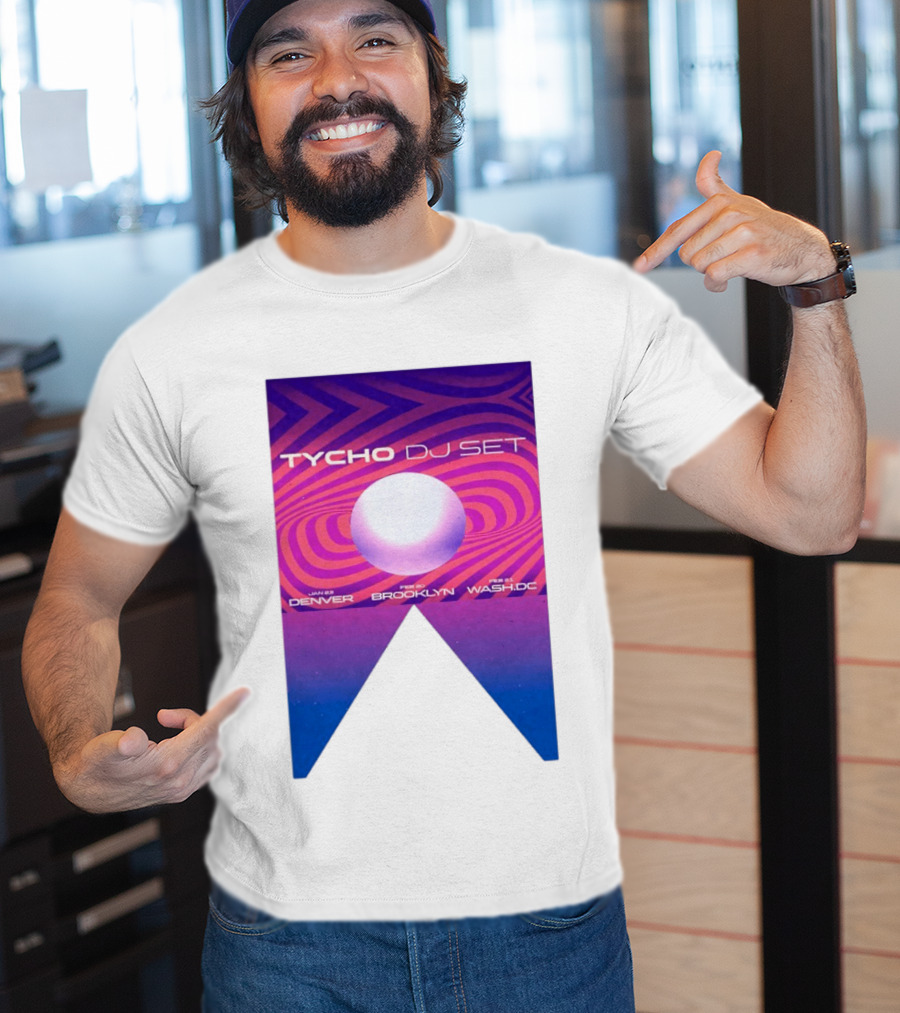 Tycho DJ Set Tour Jan Feb 2026 Denver Brooklyn DC T-Shirt