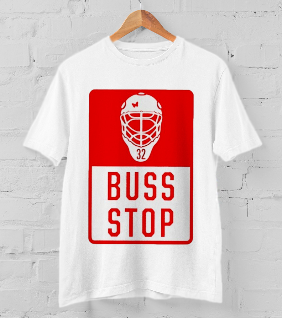 Carolina Hurricanes Buss Stop 32 Mask T-Shirt
