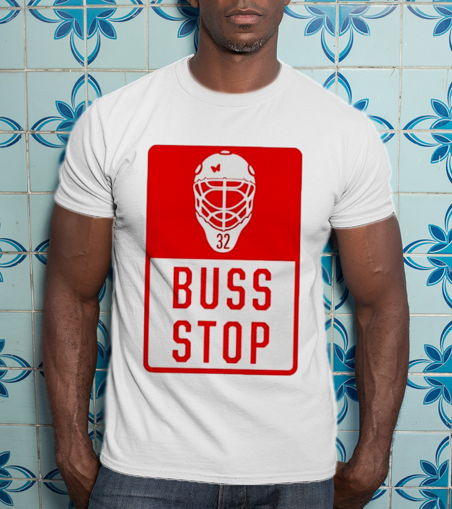 Carolina Hurricanes Buss Stop 32 Mask T-Shirt