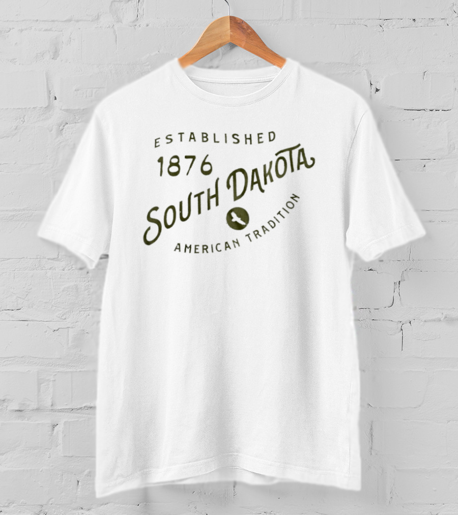 Established 1876 South Dakota American Tradition Heritage T-Shirt