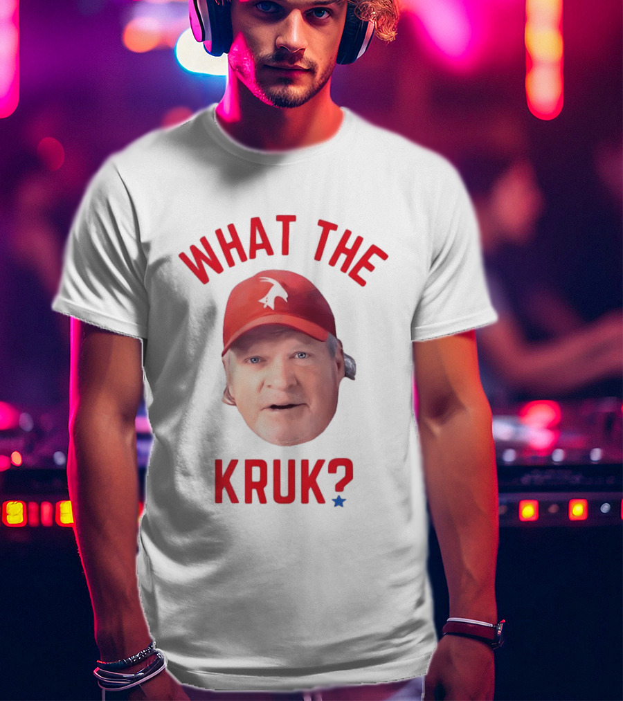 John Kruk What The Kruk Red Cap Baseball Fans T-Shirt