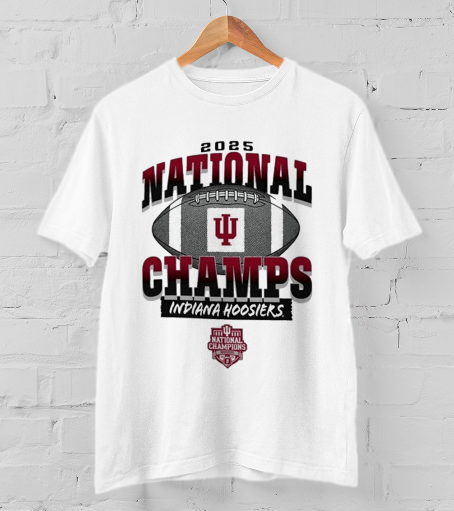 2025 National Champs Indiana Hoosiers Football Victory T-Shirt