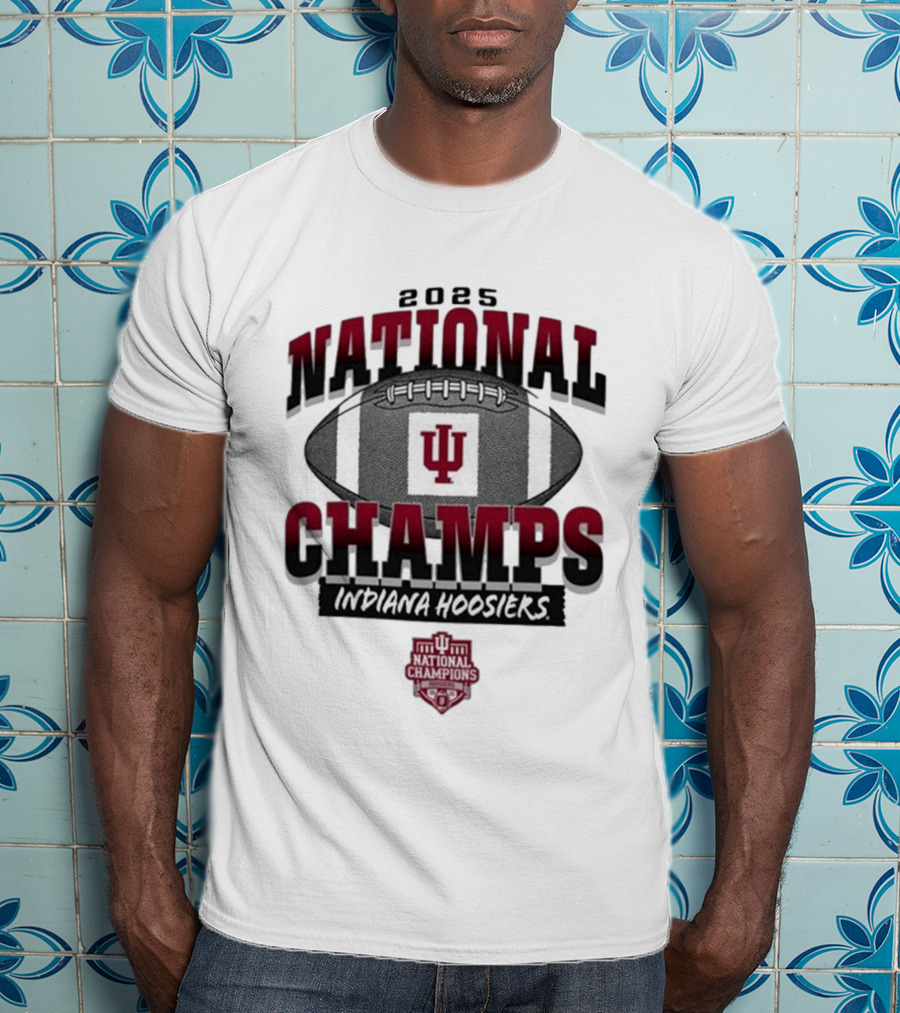 2025 National Champs Indiana Hoosiers Football Victory T-Shirt