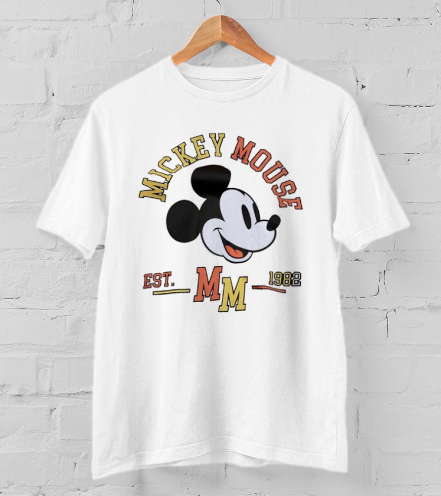 Mickey Mouse Big Head MM Est 1982 T-Shirt