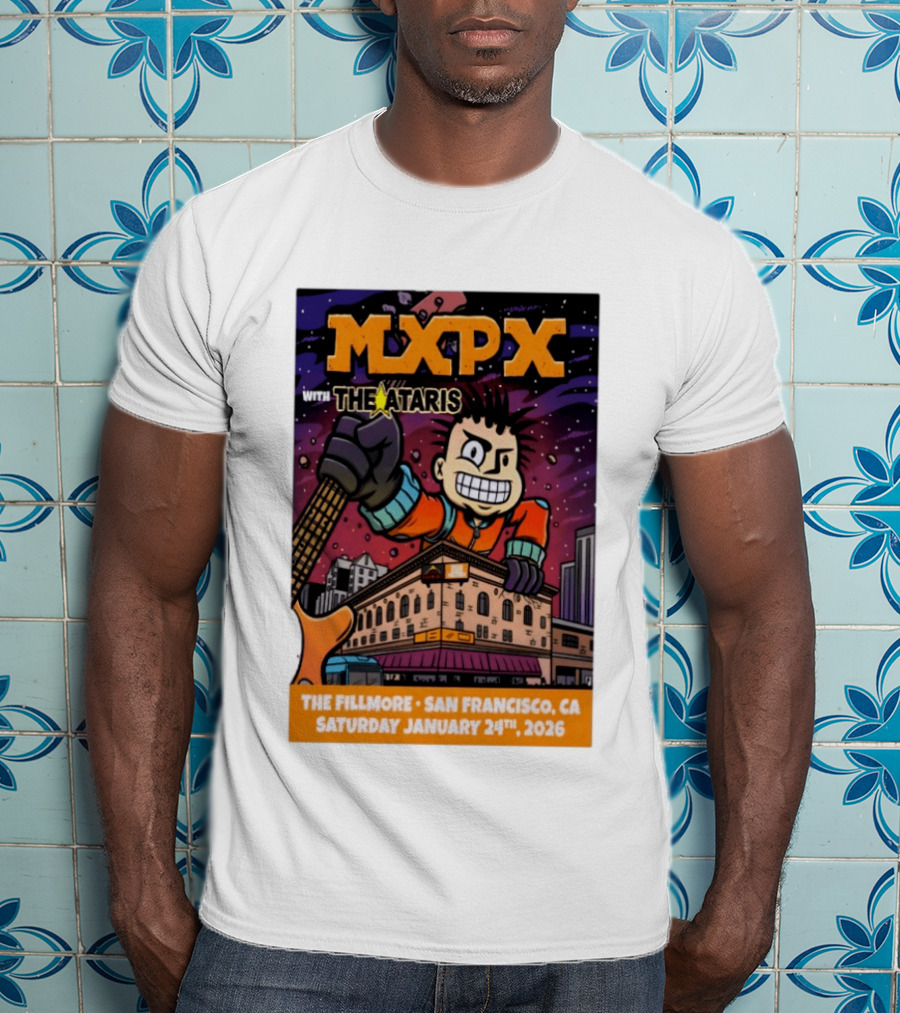 MXPX With The Ataris The Fillmore San Francisco January 24 2026 T-Shirt