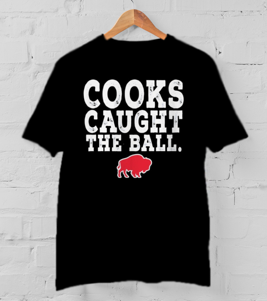Buffalo Bills Cooks Caught The Ball Red Buffalo T-Shirt