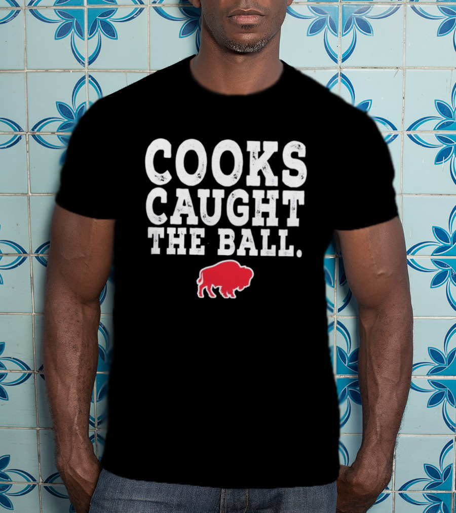 Buffalo Bills Cooks Caught The Ball Red Buffalo T-Shirt