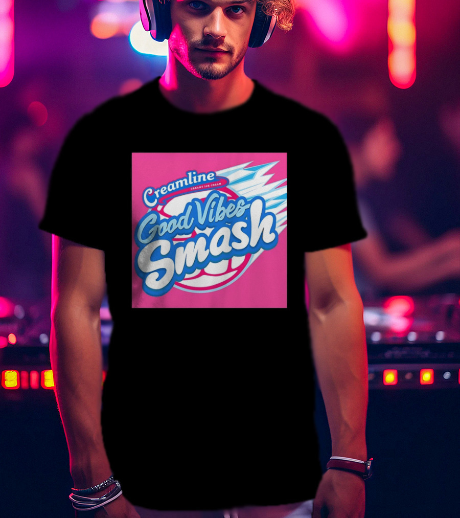 Creamline Good Vibes Smash Creamy Ice Cream Burst T-Shirt