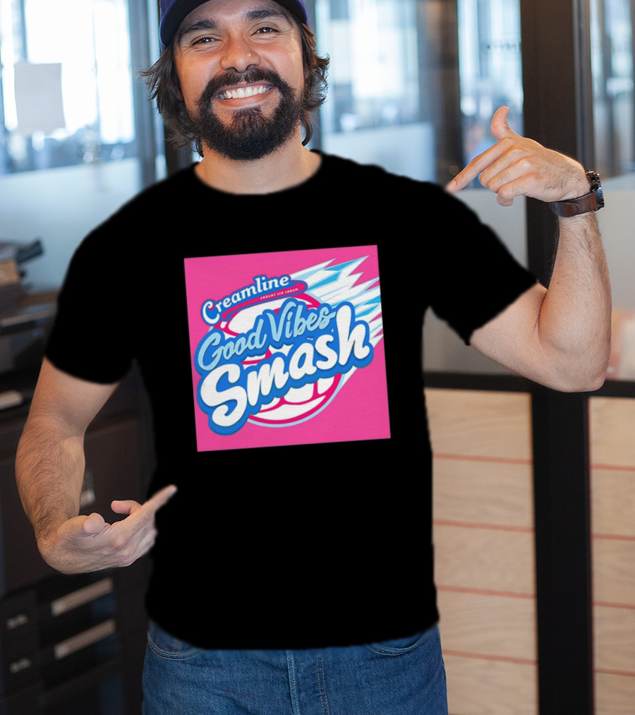 Creamline Good Vibes Smash Creamy Ice Cream Burst T-Shirt