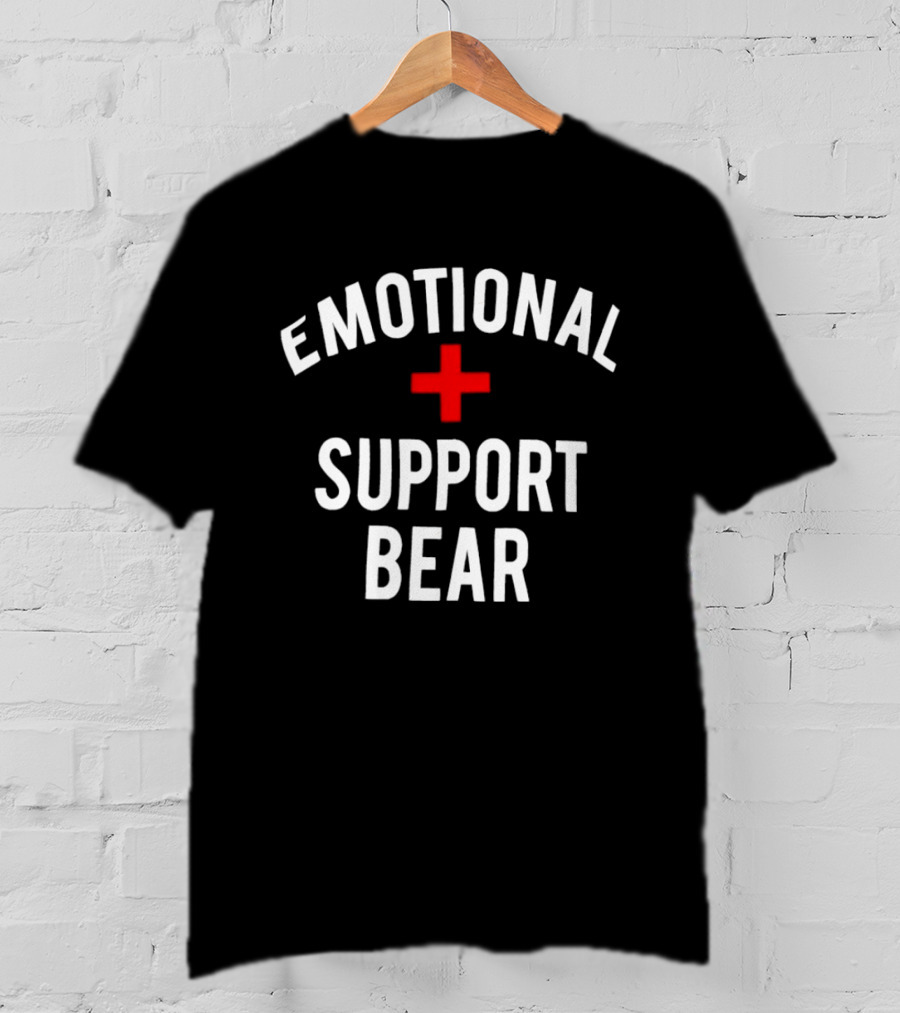 Emotional Support Bear Red Cross T-Shirt