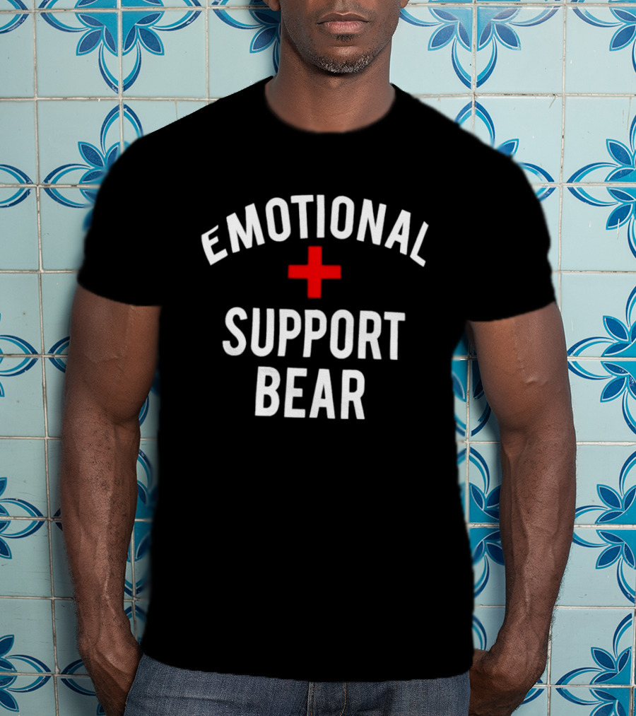Emotional Support Bear Red Cross T-Shirt