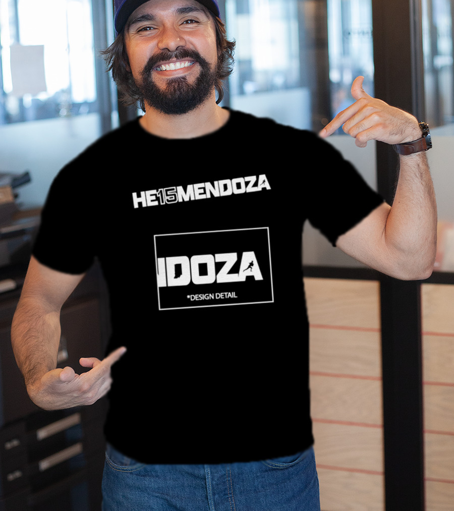 HE15MENDOZA Idoza Indiana Hoosier Football Detail T-Shirt