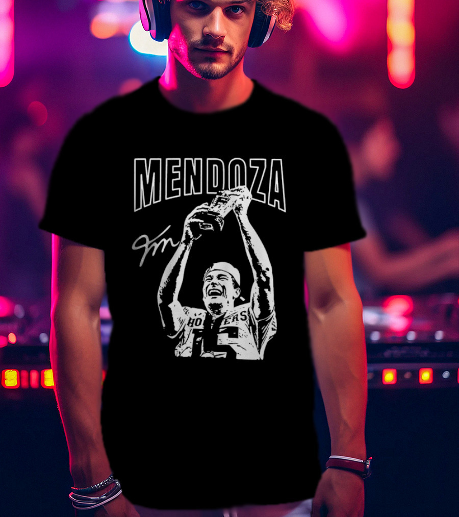 Mendoza Hoosiers Football Trophy Celebration T-Shirt