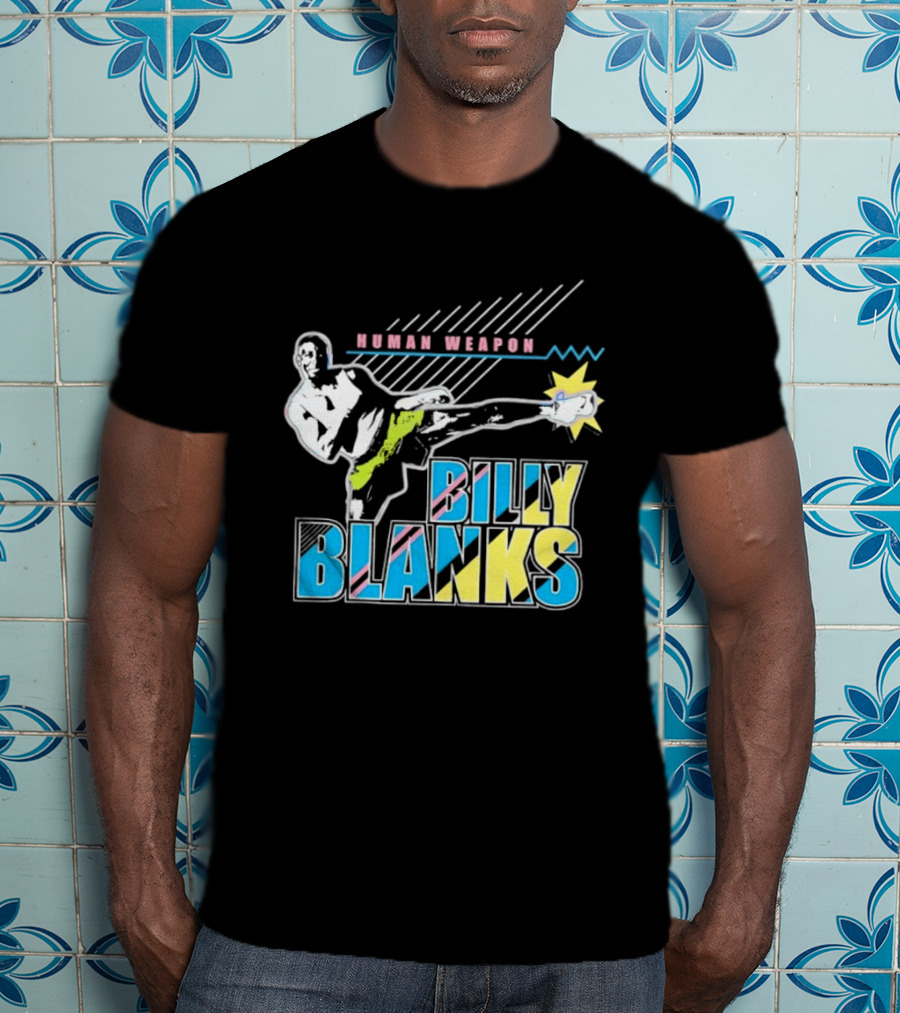 Human Weapon Billy Blanks Retro Kick Action T-Shirt