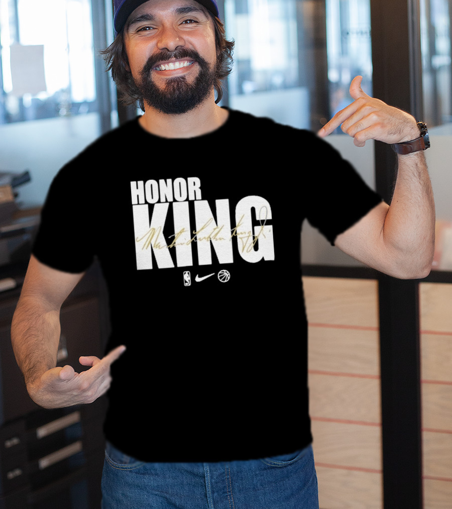 Honor King Martin Luther King Jr LeBron James NBA Nike T-Shirt