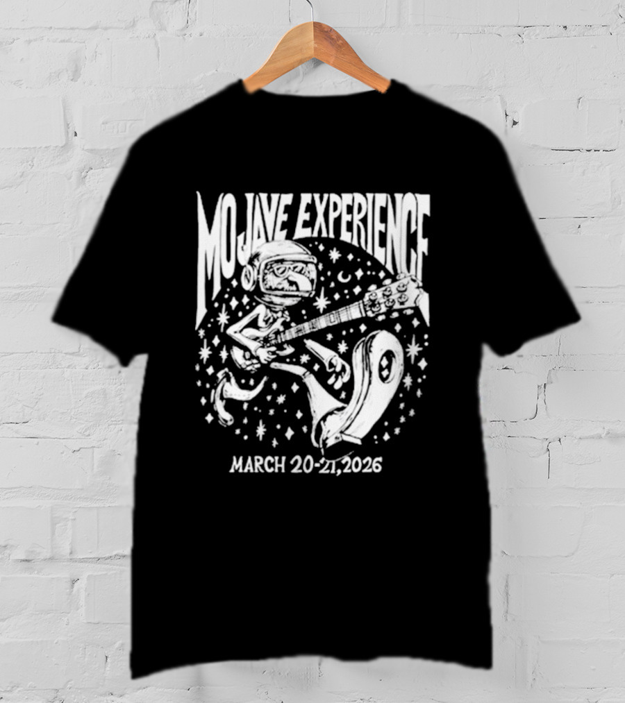 Mojave Experience March 20 21 2026 Alien Guitar Adventure T-Shirt