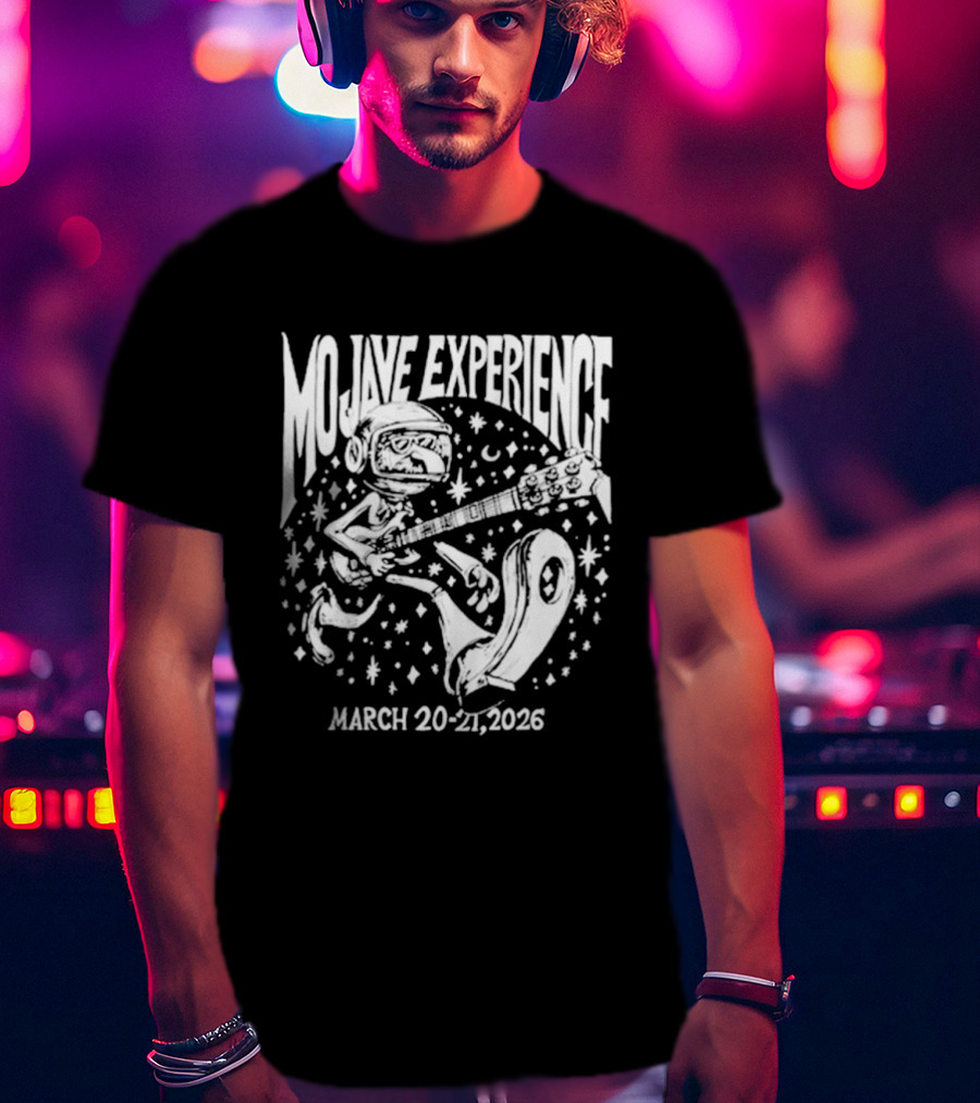 Mojave Experience March 20 21 2026 Alien Guitar Adventure T-Shirt
