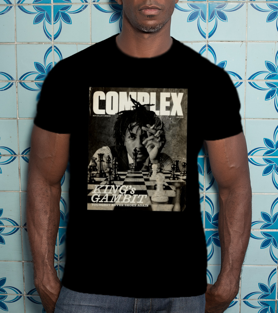 COMPLEX Magazine King's Gambit YoungBoy Never Broke Again January 2026 T-Shirt