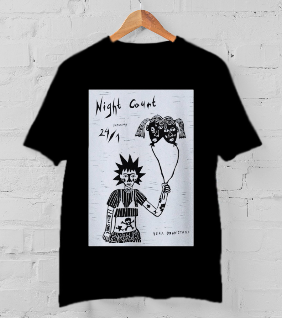Night Court January 24 Vera Downstage Groningen NL Punk T-Shirt