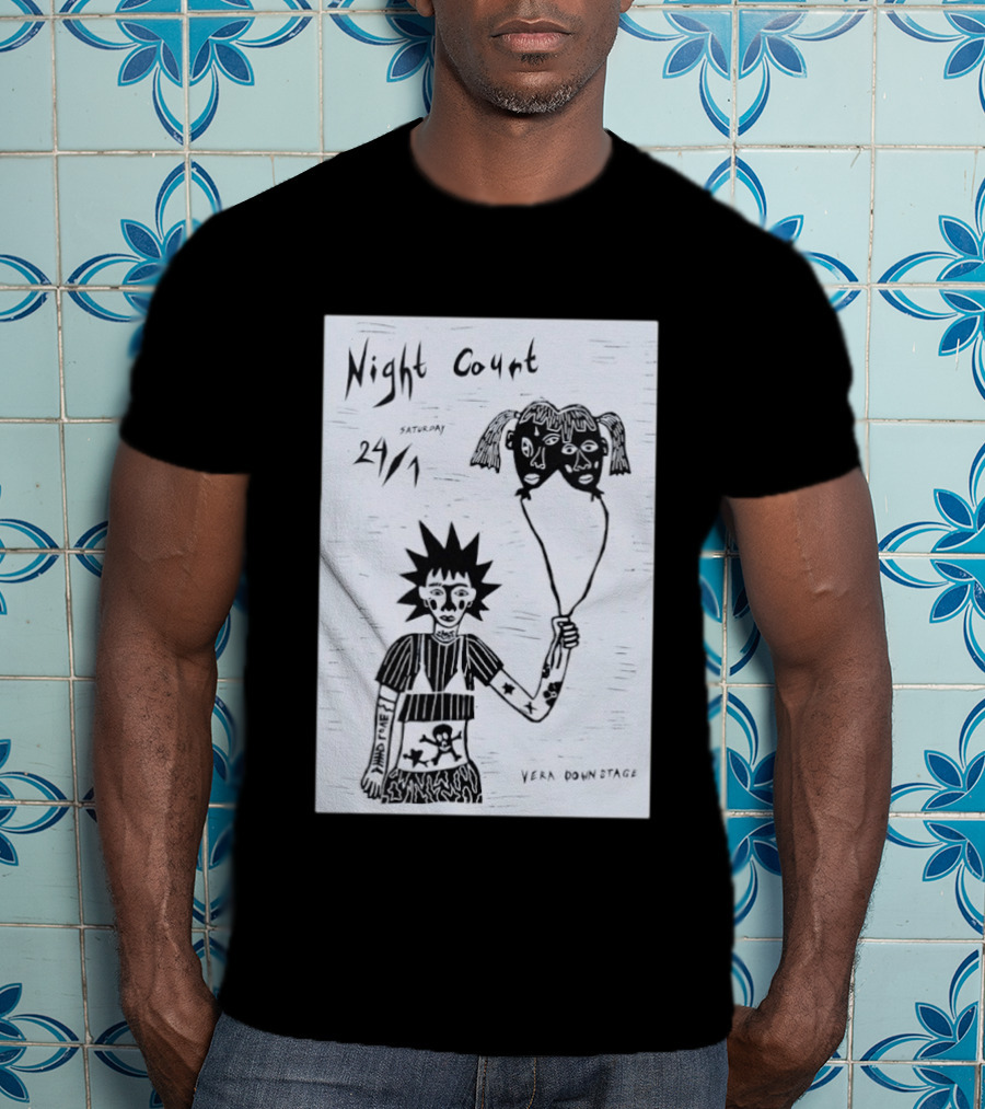 Night Court January 24 Vera Downstage Groningen NL Punk T-Shirt