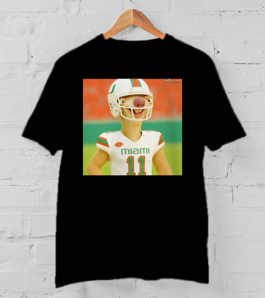 Sid Miami Hurricanes Football Jersey T-Shirt