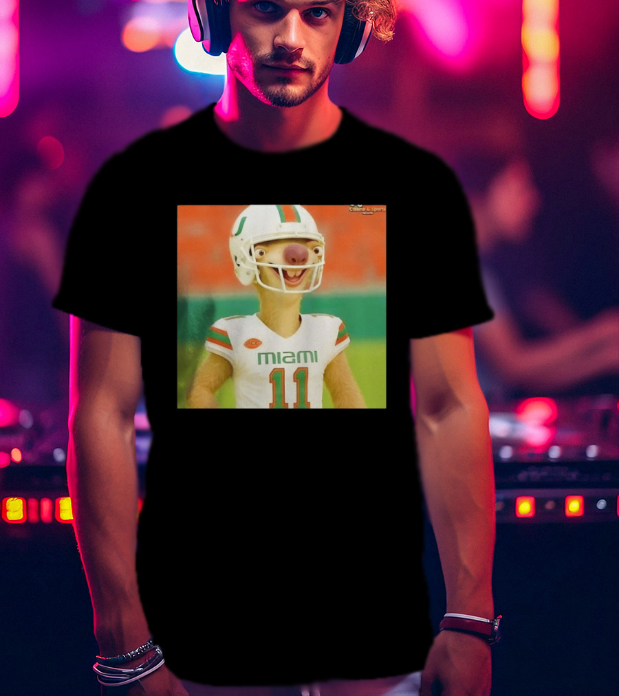 Sid Miami Hurricanes Football Jersey T-Shirt